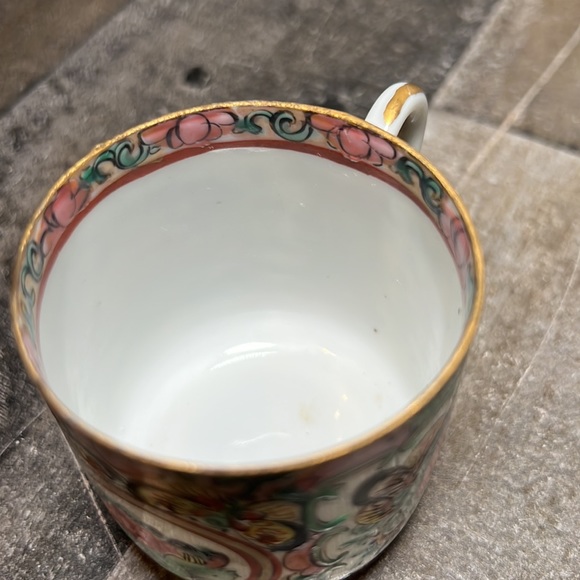 Kitchen Vintage Bone China Tea Or Saki Cups Set 2 Hand Decorated In Hong Kong 7s Poshmark